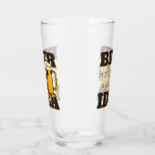 Bier immer eine gute Idee Lustig Glas (Links)