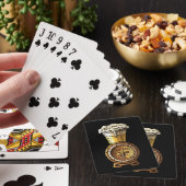 Bier in Schwarz Spielkarten (In Situ)