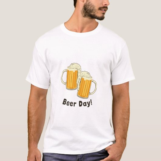Bier in Shirt (Vorderseite)