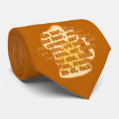 BIER in Sprachen - benutzerdefinierte Krawatte (Gerollt)