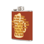 BIER in Sprachen Flachmann (Links)