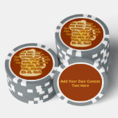 BIER in Sprachen, kundenspezifische Chips (Stapel)