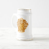 BIER in Sprachen Tasse - wählen Sie Stil & Farbe (Vorderseite Links)