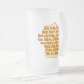 BIER in Sprachen Tasse - wählen Sie Stil & Farbe (VorderseiteRechts)