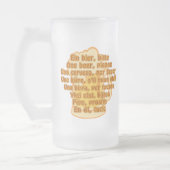 BIER in Sprachen Tasse - wählen Sie Stil & Farbe (Links)