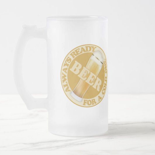 BIER-individuelle Name-Tasse Mattglas Bierglas (Links)