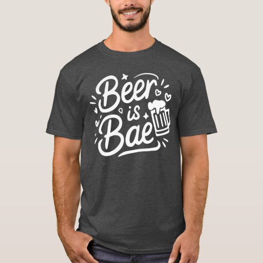 Bier ist Bae T-Shirt (Vorderseite)