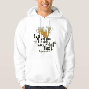 Bier ist Beweis (Franklin) Hoodie