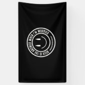 Bier ist die Antwort Banner (Vertikal)