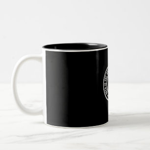 Bier ist die Antwort Zweifarbige Tasse