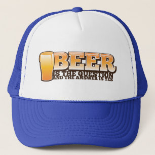 BIER IST DIE FRAGE und die Antwort ist JA! Truckerkappe