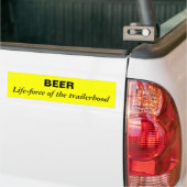 Bier ist die Lebenkraft des trailerhood Autoaufkleber (Auf Lkw)