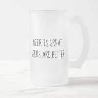 Bier ist Große Biere sind besser Funny