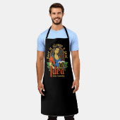 Bier ist immer eine gute Idee Spaß Barkeeper Schür Schürze (Getragen)