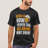 Bier ist jetzt, sonnige Gaspreise, Gas, Bier T-Shirt (Vorderseite)
