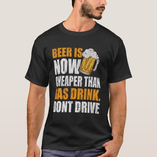 Bier ist jetzt, sonnige Gaspreise, Gas, Bier T-Shirt (Vorderseite)