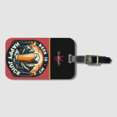 Bier ist mein glücklicher Saft Mountain Sunset Gepäckanhänger (Vorderseite (Horizontal))