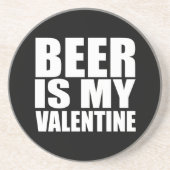 Bier ist mein Valentine Getränkeuntersetzer (Vorne)