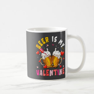 Bier ist mein Valentinstag-Herzen passender Trinke Kaffeetasse