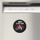 Bier ist meine Lebensmagnete Magnet (In Situ (Geschirrspüler))