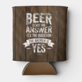 Bier ist nicht die Antwort Dosenkühler (Vorderseite)
