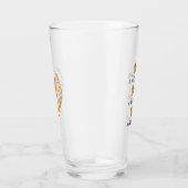 "Bier.. ist nicht die Antwort" Monogramm Glas (Rechts)