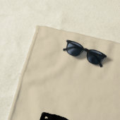 Bier ist nicht die Antwort Strandtuch (Beispiel)