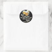 Bier ist Proof (Franklin) Runder Aufkleber (Tasche)