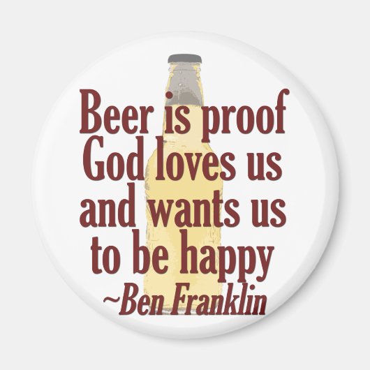 Bier ist Proof Magnet (Vorne)