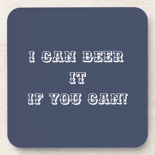 Bier it getränkeuntersetzer (Vorderseite)