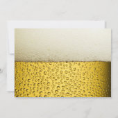 Bier jede beliebige Zahl Geburtstagspartei Einladung (Rückseite)