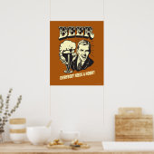 Bier: Jeder braucht einen Hobby Poster (Küche)