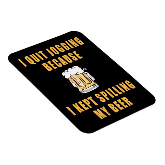 Bier-Joggen Magnet (Rechte Seite)