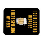 Bier-Joggen Magnet (Horizontal)