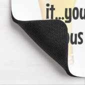 BIER, KAFFEE, NICKERCHEN...Problem gelöst Mousepad (Ecke)