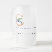 Bier Kanban Mattglas Bierglas (Vorderseite Links)