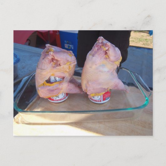 Bier kann Fasant Postkarte (Vorderseite)