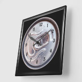 Bier kann Tab ziehen Quadratische Wanduhr (Winkel)