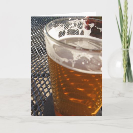 Bier-Karte Karte (Vorderseite)