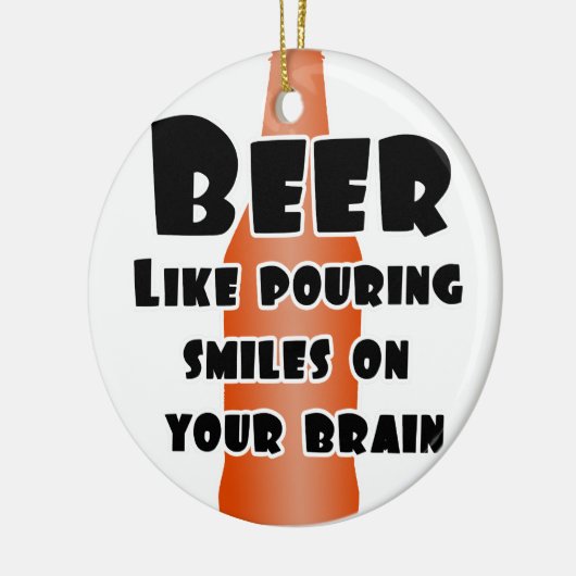 Bier Keramik Ornament (Links)