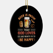 Bier Keramik Ornament (Rechts)