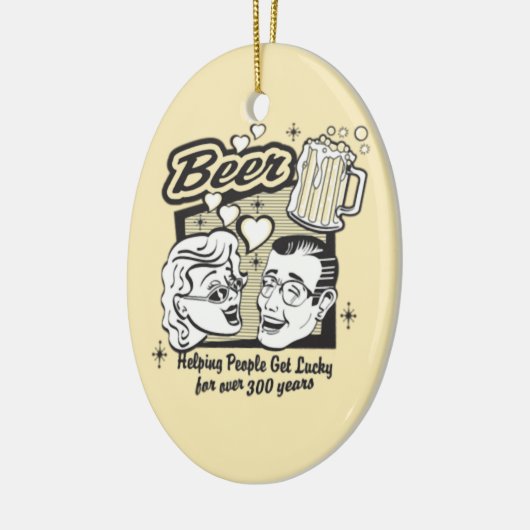 Bier Keramikornament (Links)