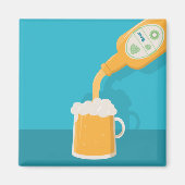 Bier - Kitchen Magnet (Vorne)