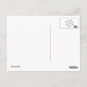 Bier & Kleeblatt/irisches Sprichwort Postkarte (Rückseite)