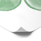 Bier & Kleeblatt/Irish Sprichwort Poster (Ecke)