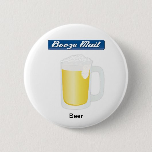 Bier-Knopf Button (Vorderseite)