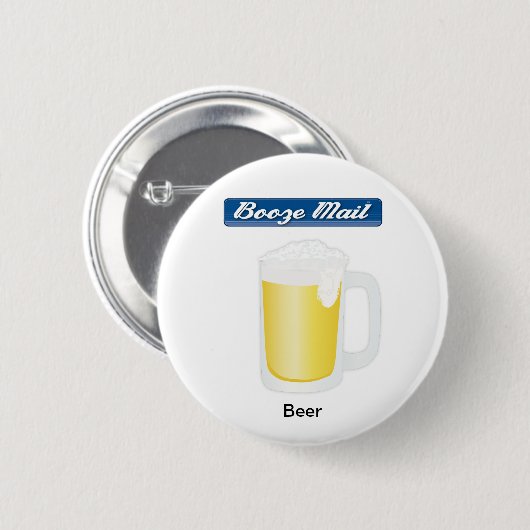 Bier-Knopf Button (Vorne & Hinten)