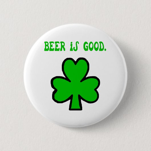 Bier-Knopf Button (Vorderseite)