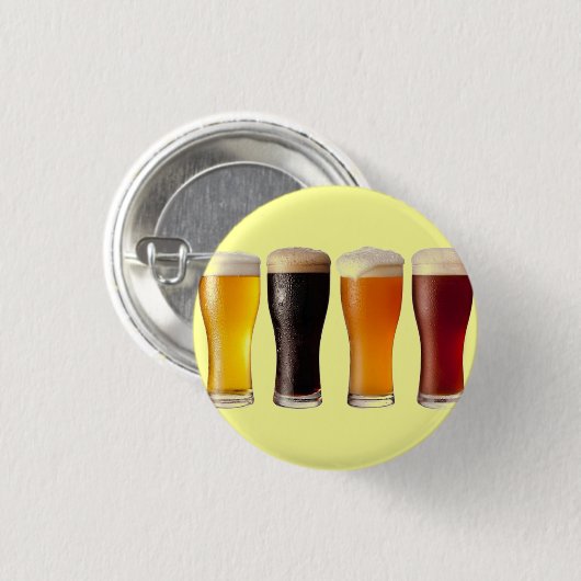 BIER-KNOPF BUTTON (Vorne & Hinten)