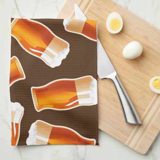 Bier Küchentuch (Viertel Falte)